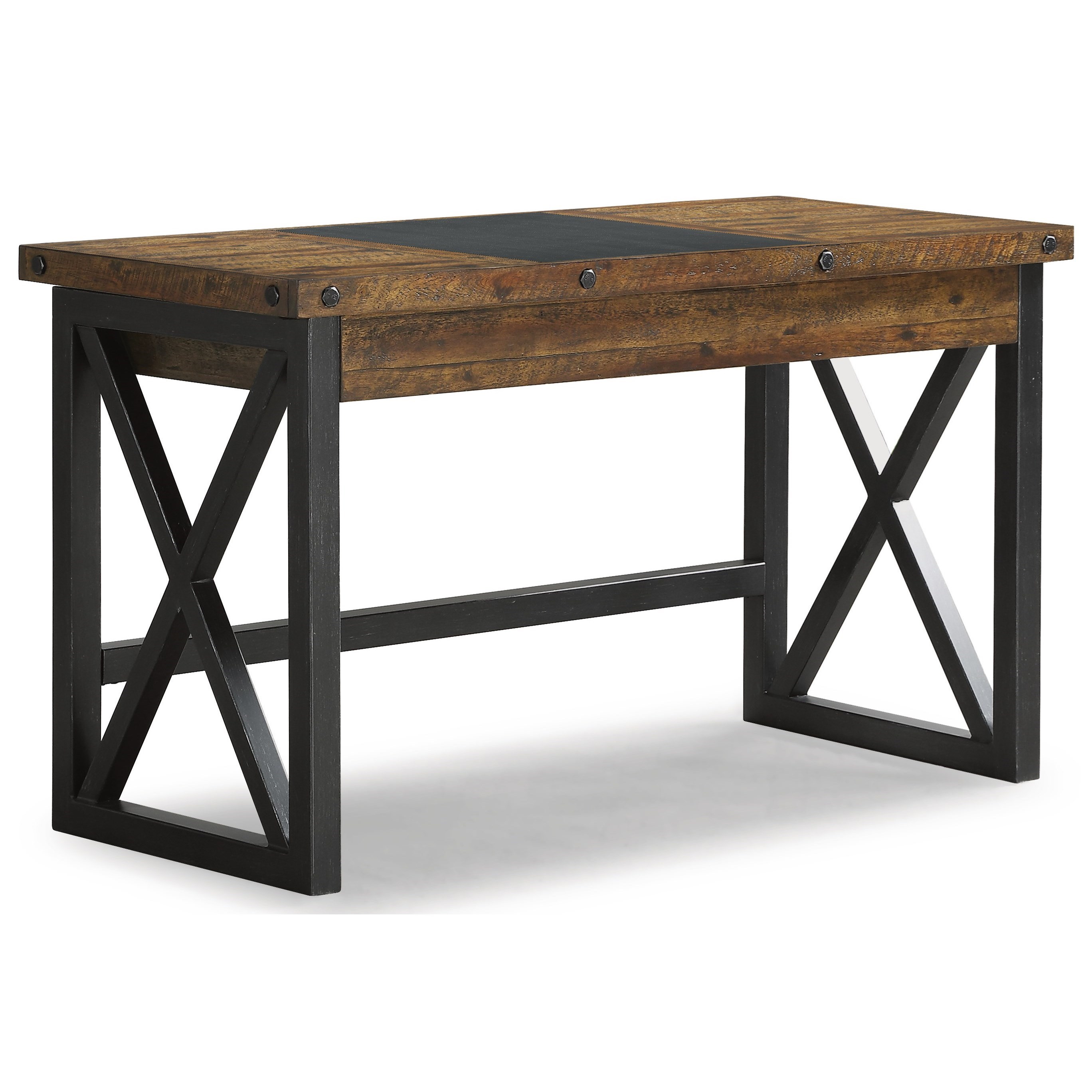 Wood Top Desk Rustic Modern Desk Diy Wood Desk Reclaimed Wood Desk